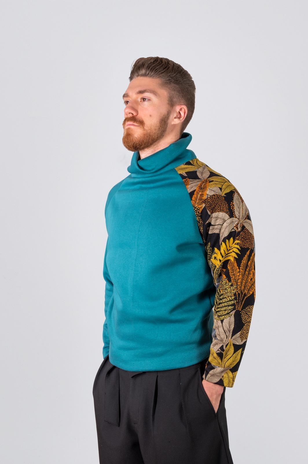 Felpa collo alto Sky