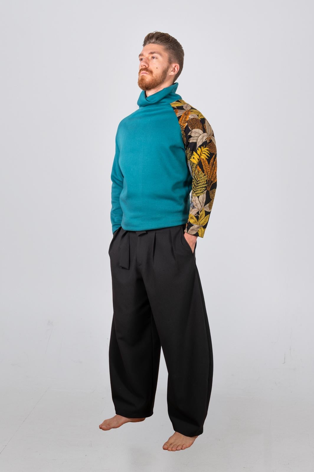 Felpa collo alto Sky