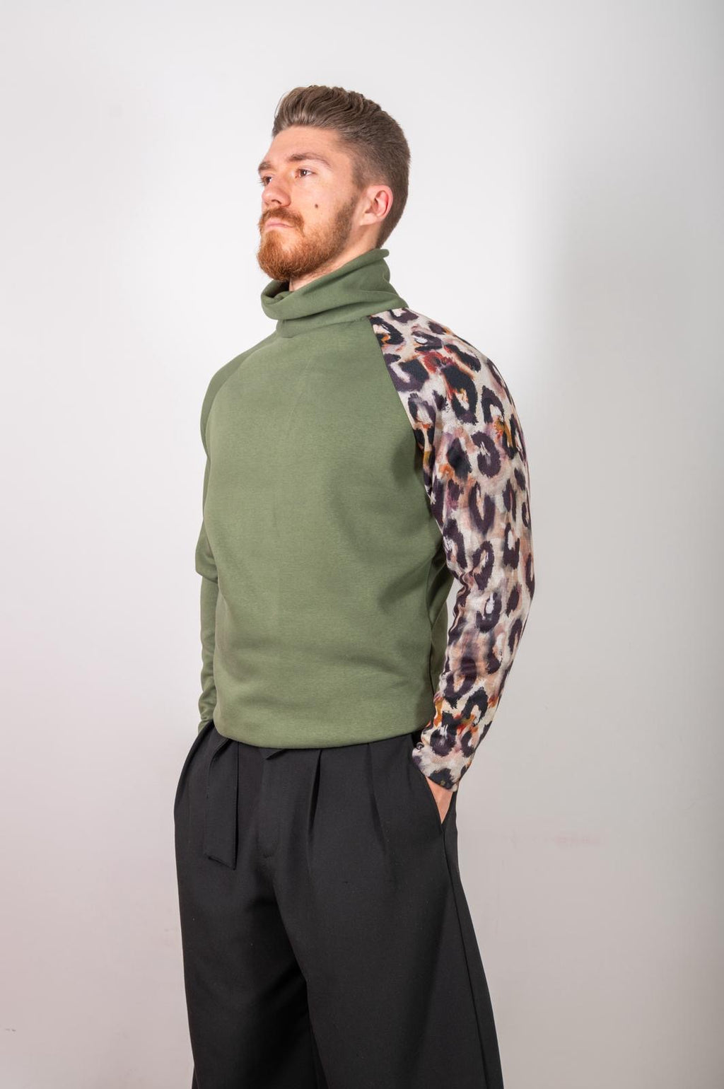 Felpa collo alto Jungle