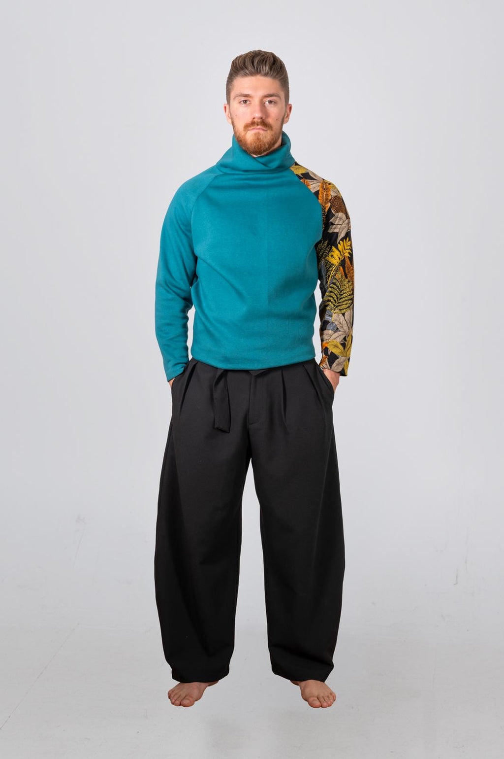 Felpa collo alto Sky