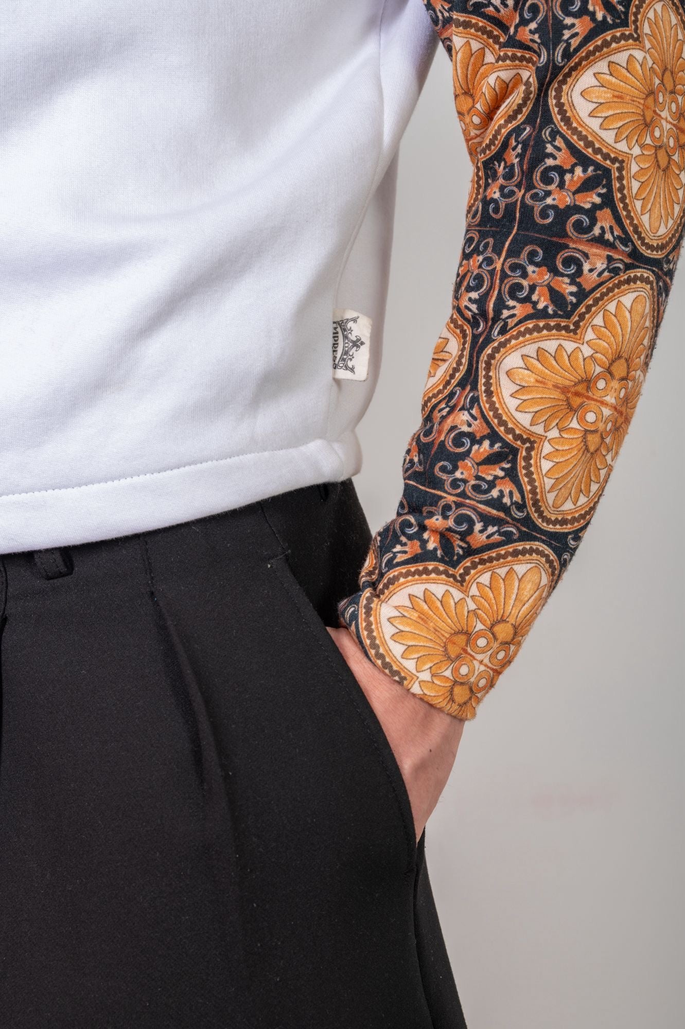 Felpa collo alto Miele