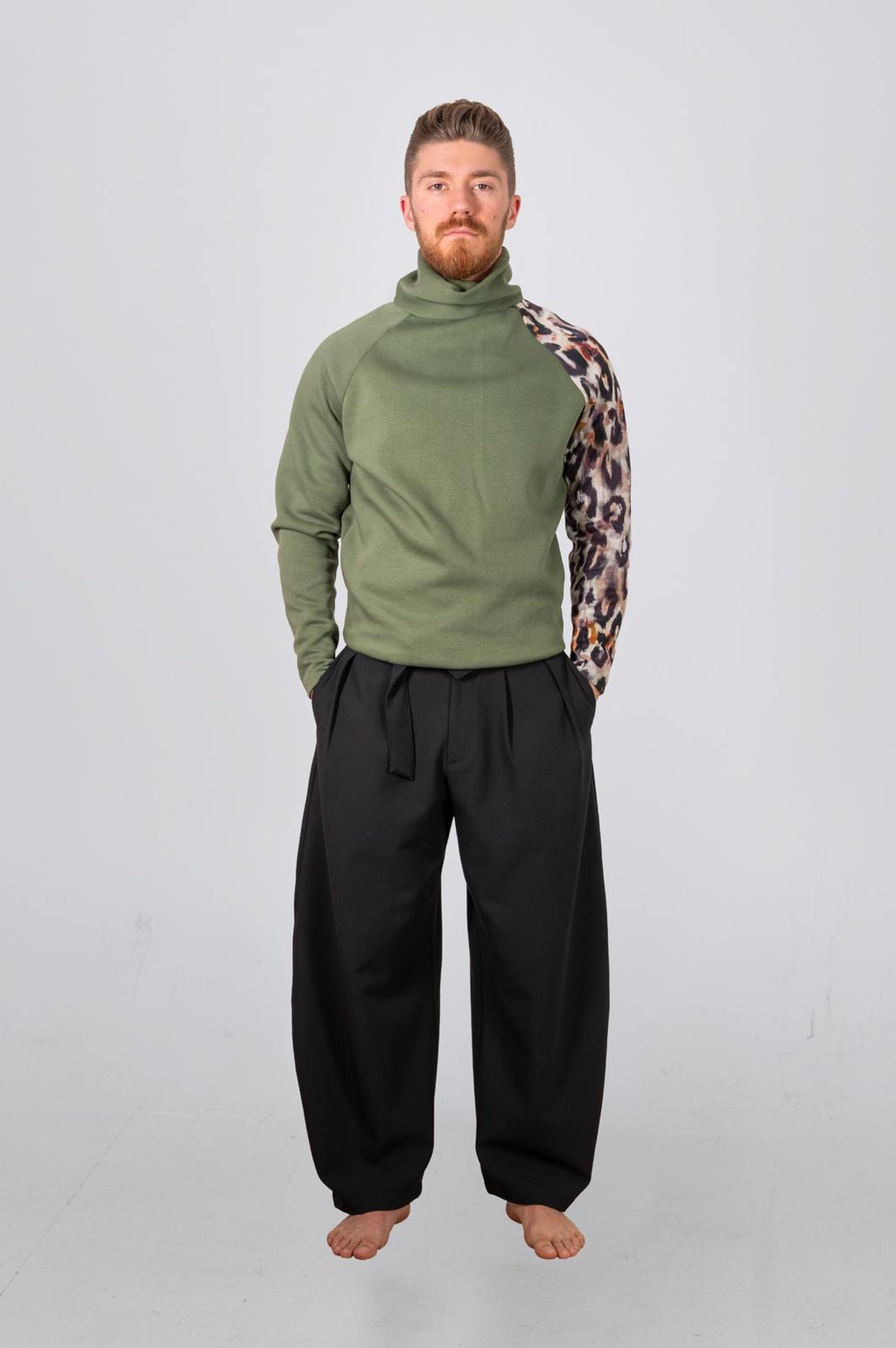 Felpa collo alto Jungle