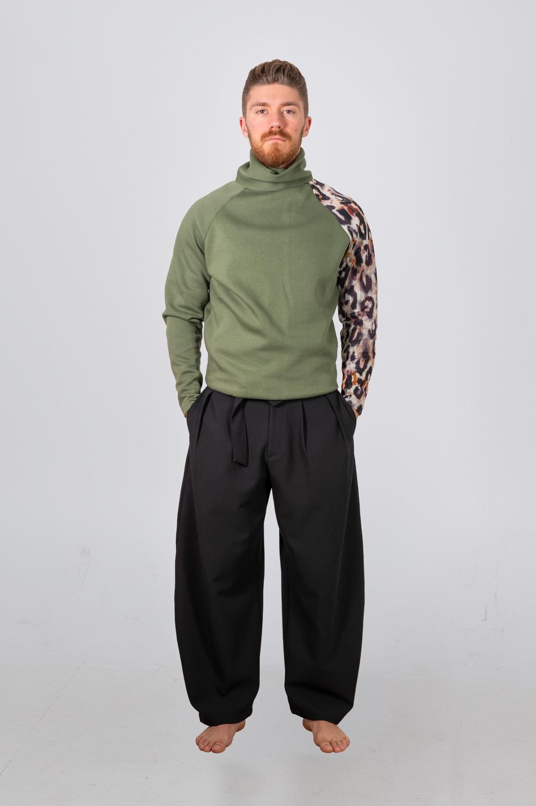 Felpa collo alto Jungle