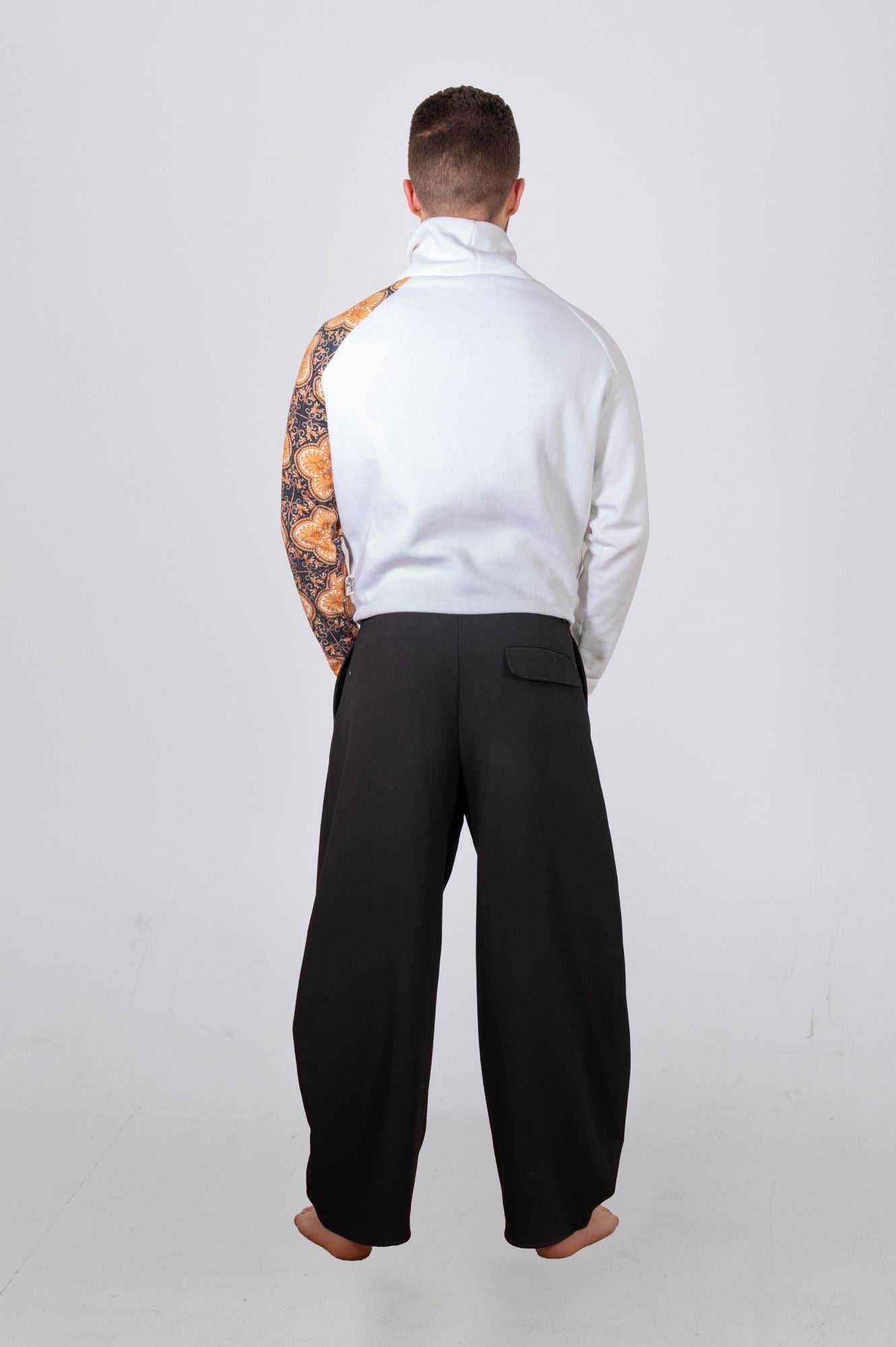 Felpa collo alto Miele