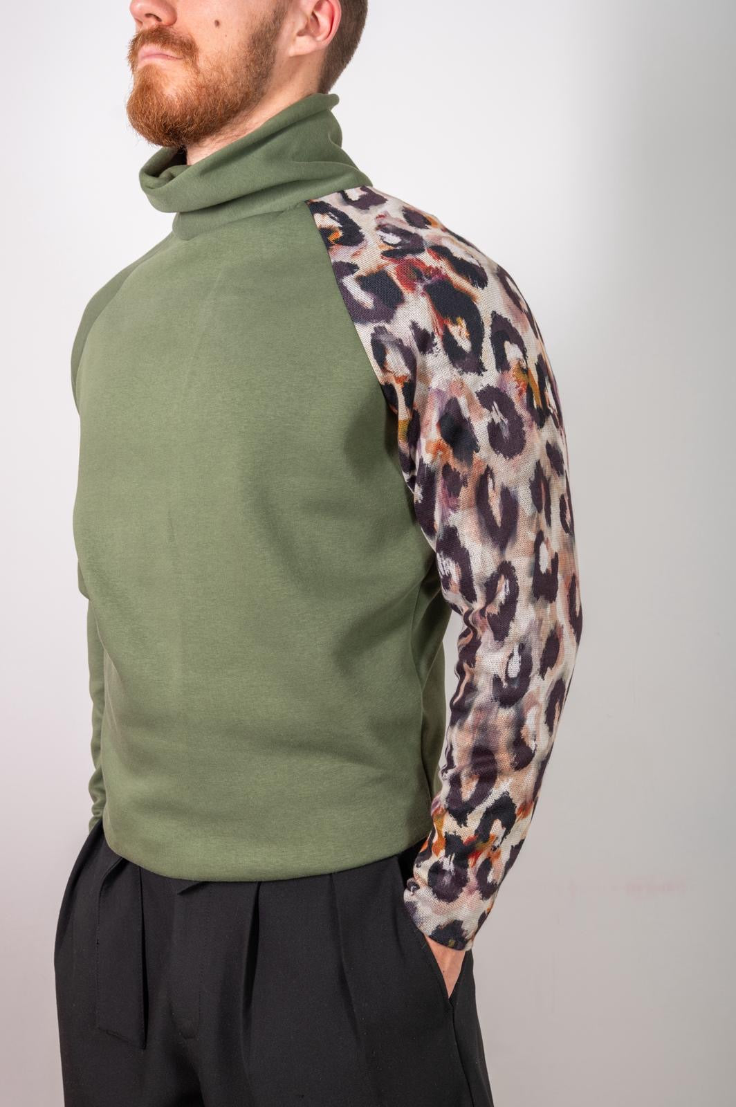 Felpa collo alto Jungle