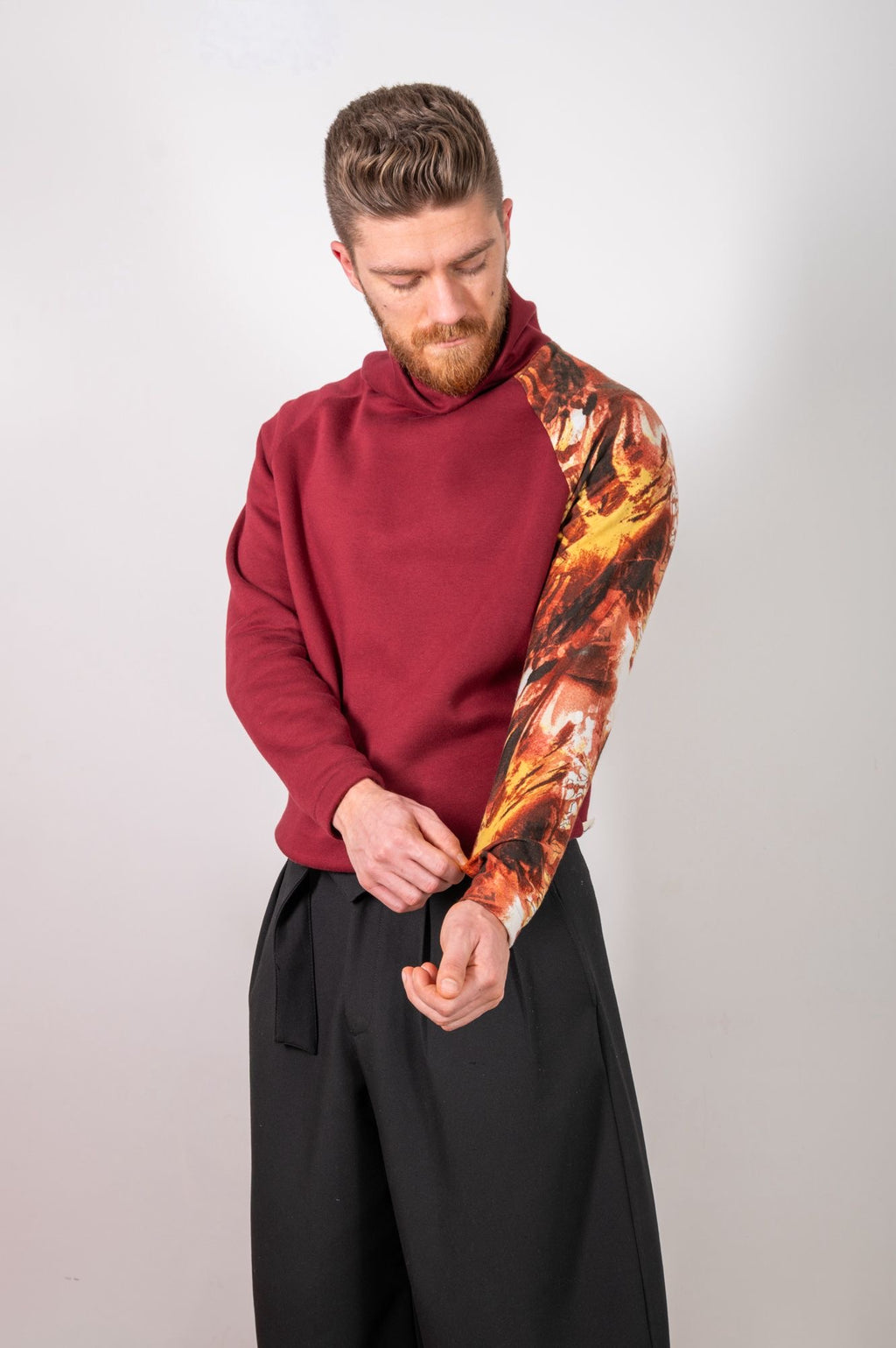 Felpa collo alto Fire