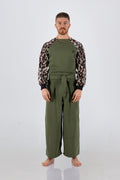 Completo Leopardo Felpa + Pantalone
