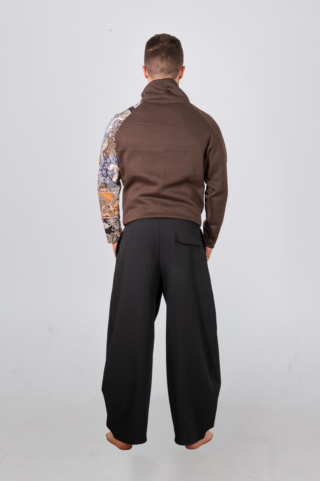 Felpa collo alto Mosaico