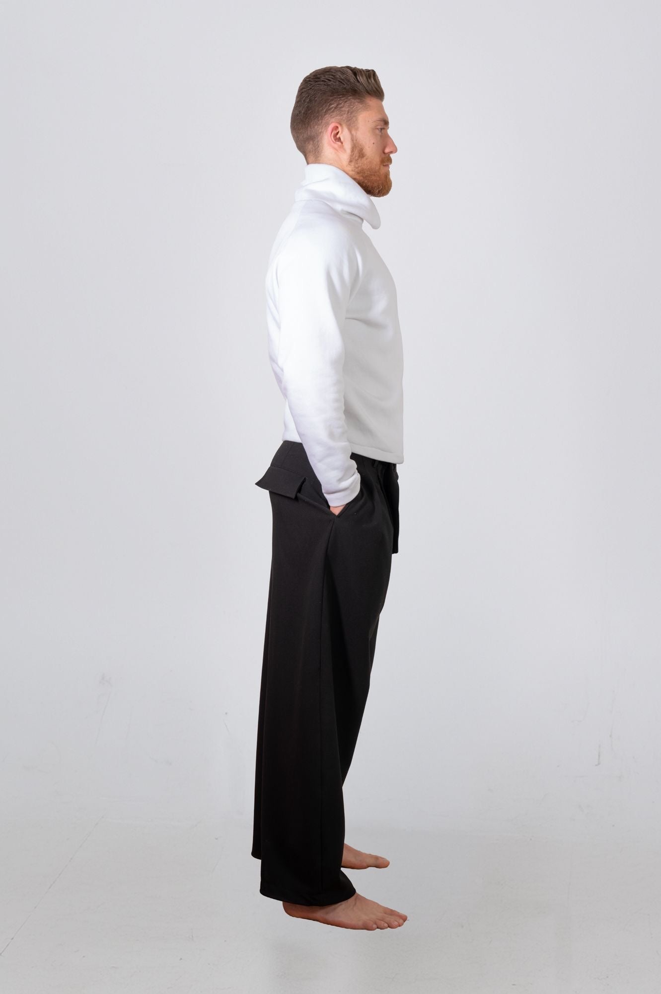 Felpa collo alto Miele